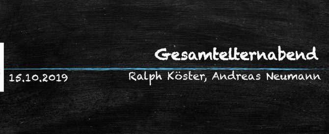 Elternabend Härtenschule 15.10.2019 Elternabend Härtenschule 15.10.2019