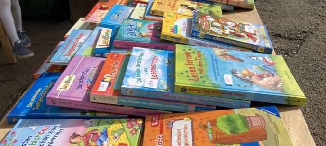 Kinderbücher-Flohmarkt am Mittwoch, 15. April 2026